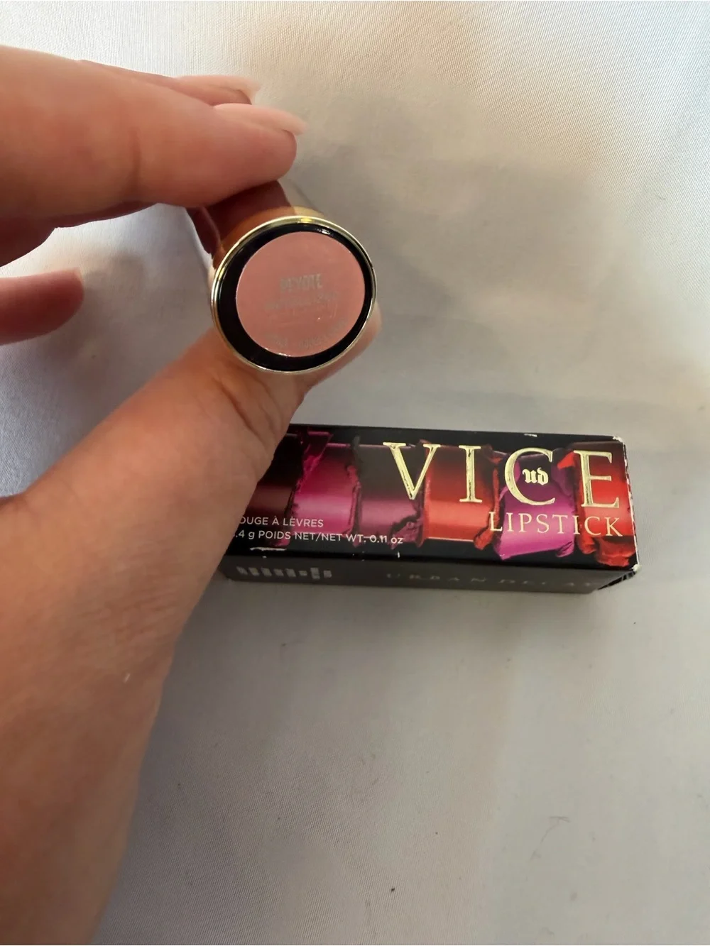 Urban Decay Vice Lipstick - DISCONTINUED Shade “Peyote” (Metallized) NIB